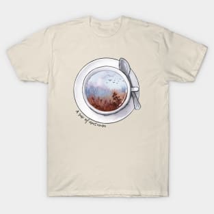 A sip of autumn - dark text T-Shirt